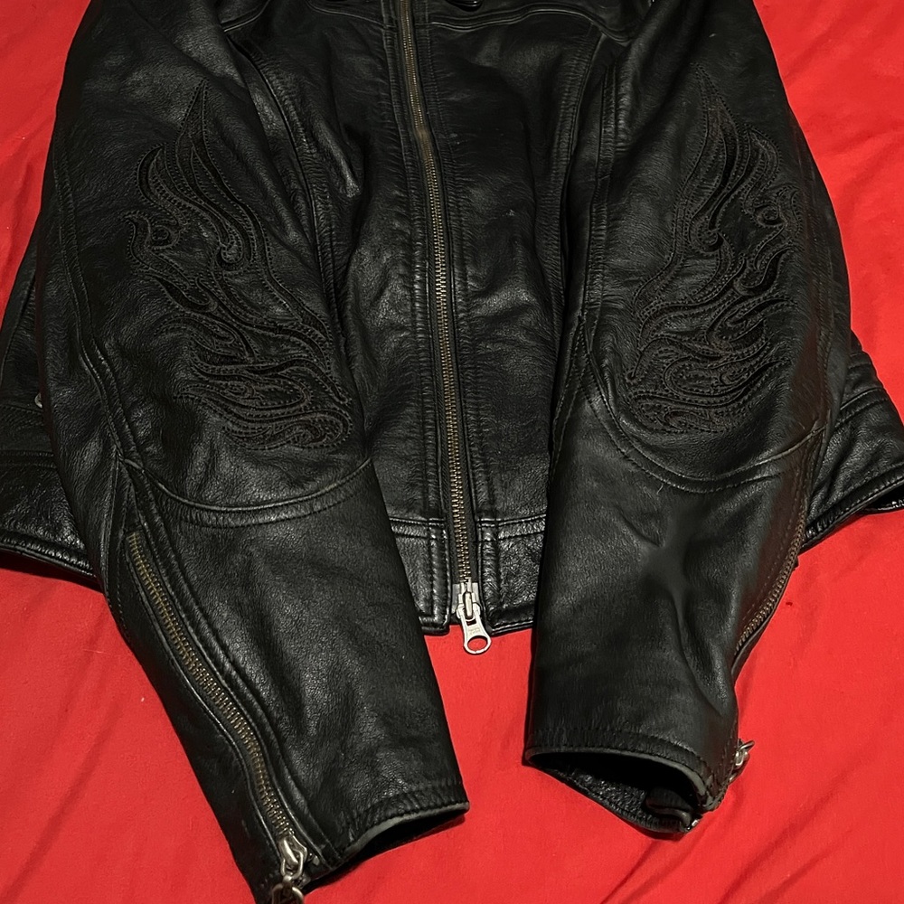 HARLEY DAVIDSON “STARGAZE”LEATHER JACKET - Picture 4 of 16